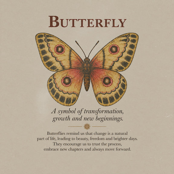Sterling silver butterfly pendant – House of Symbols